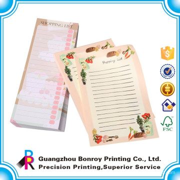 High Quality Printing Mini Sticky Brand A4 Custom Notepad List